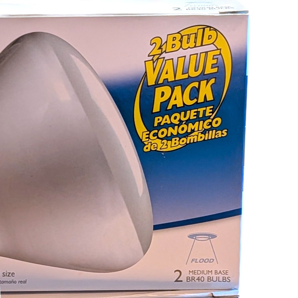 Philips DuraMax 65W Indoor BR40 Flood Light Bulbs 4 Pack Total Medium Base - Picture 3 of 9